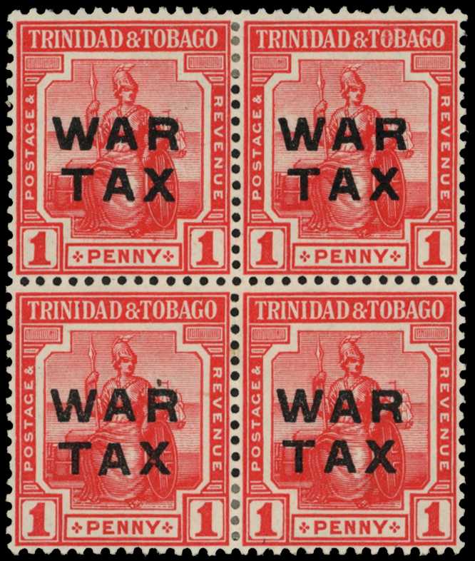 1917 Scarce 1d War Tax issue (type 23)...