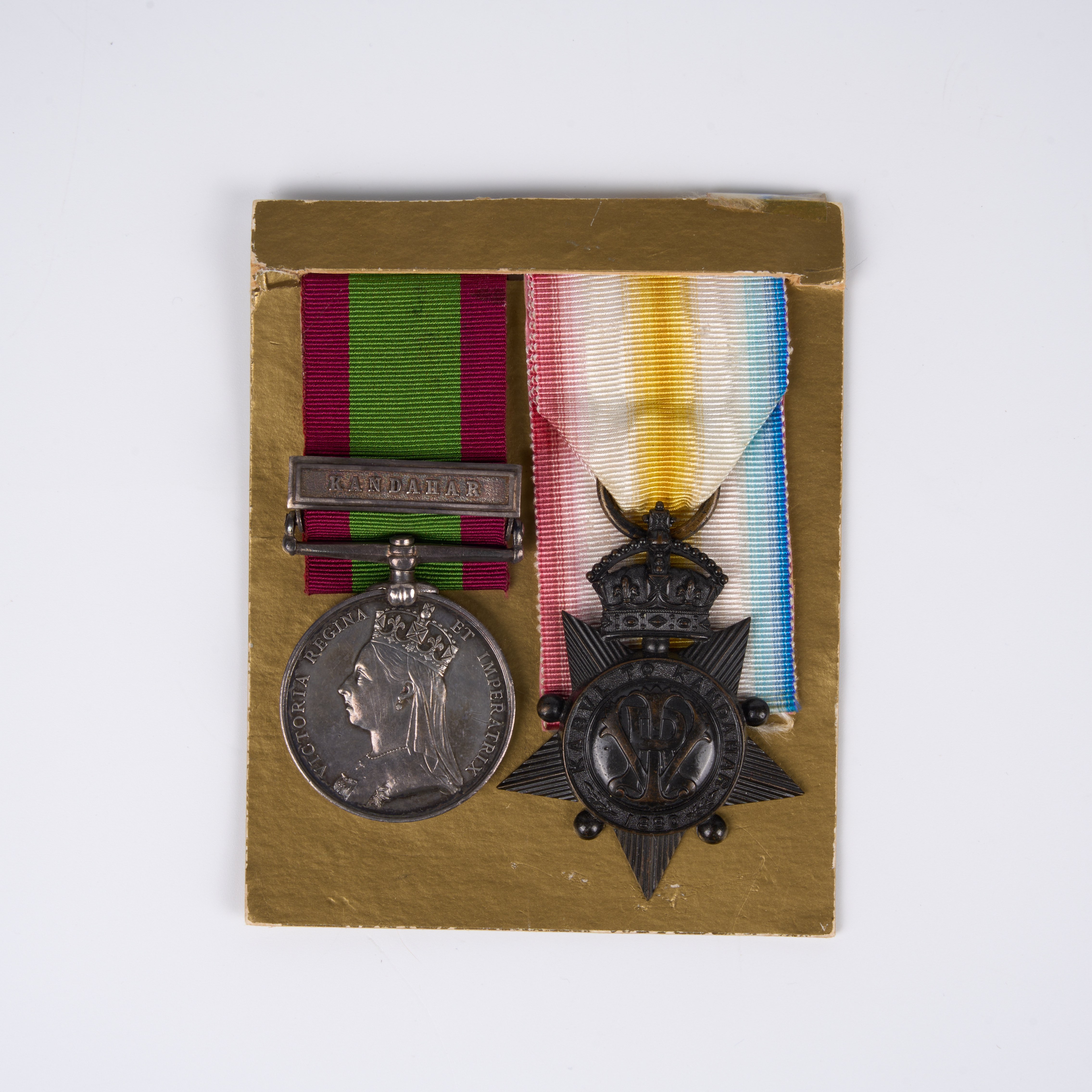 † Kabul to Kandahar - just three men of the 2/22nd Foot entitled to the medal with clasps for Kandahar.