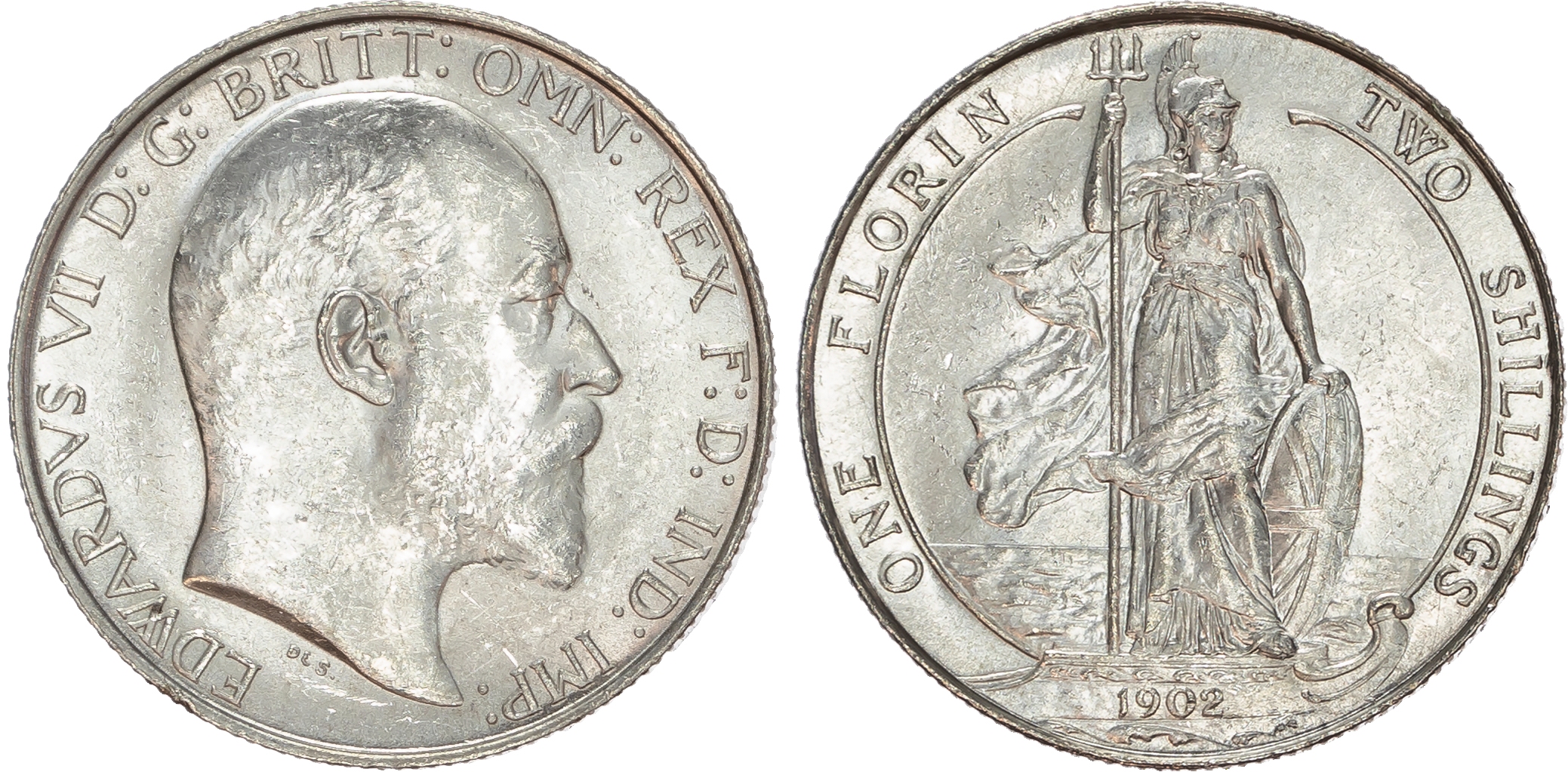 Edward VII (1901-1910), Florins, 1902