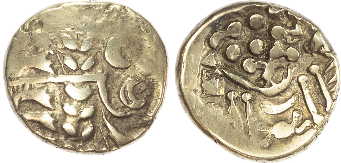 Belgae (c. 60-20 BC) AV Stater, British B ‘Chute’ type, 6.07g.