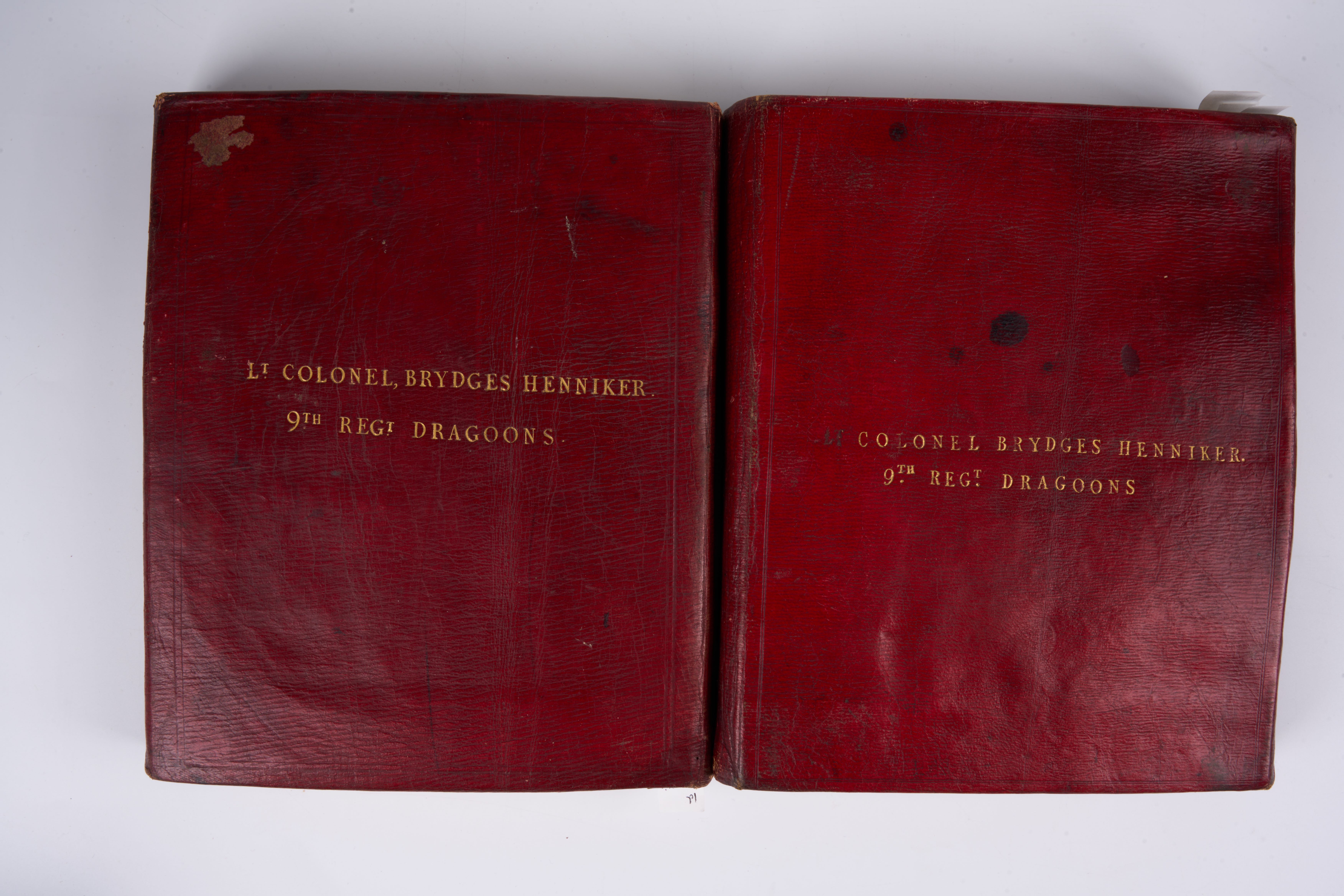 9th Regiment Dragoon Guards 18th century -Handwritten History