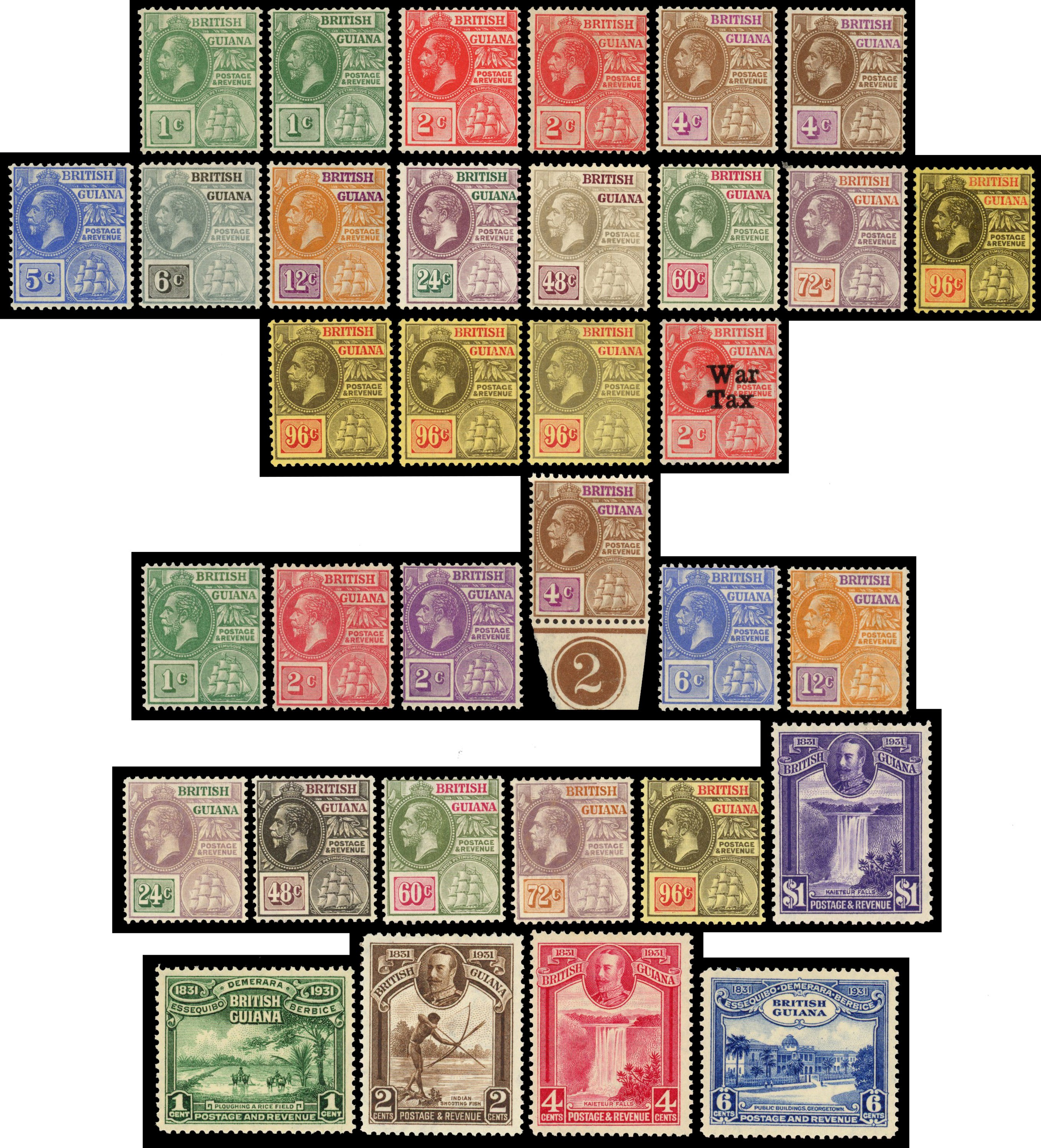 British Guiana 1913-35 collection