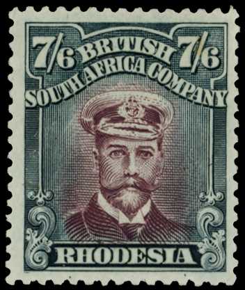 1922-3 7/6d Head Die IIIB, perf 14, white...