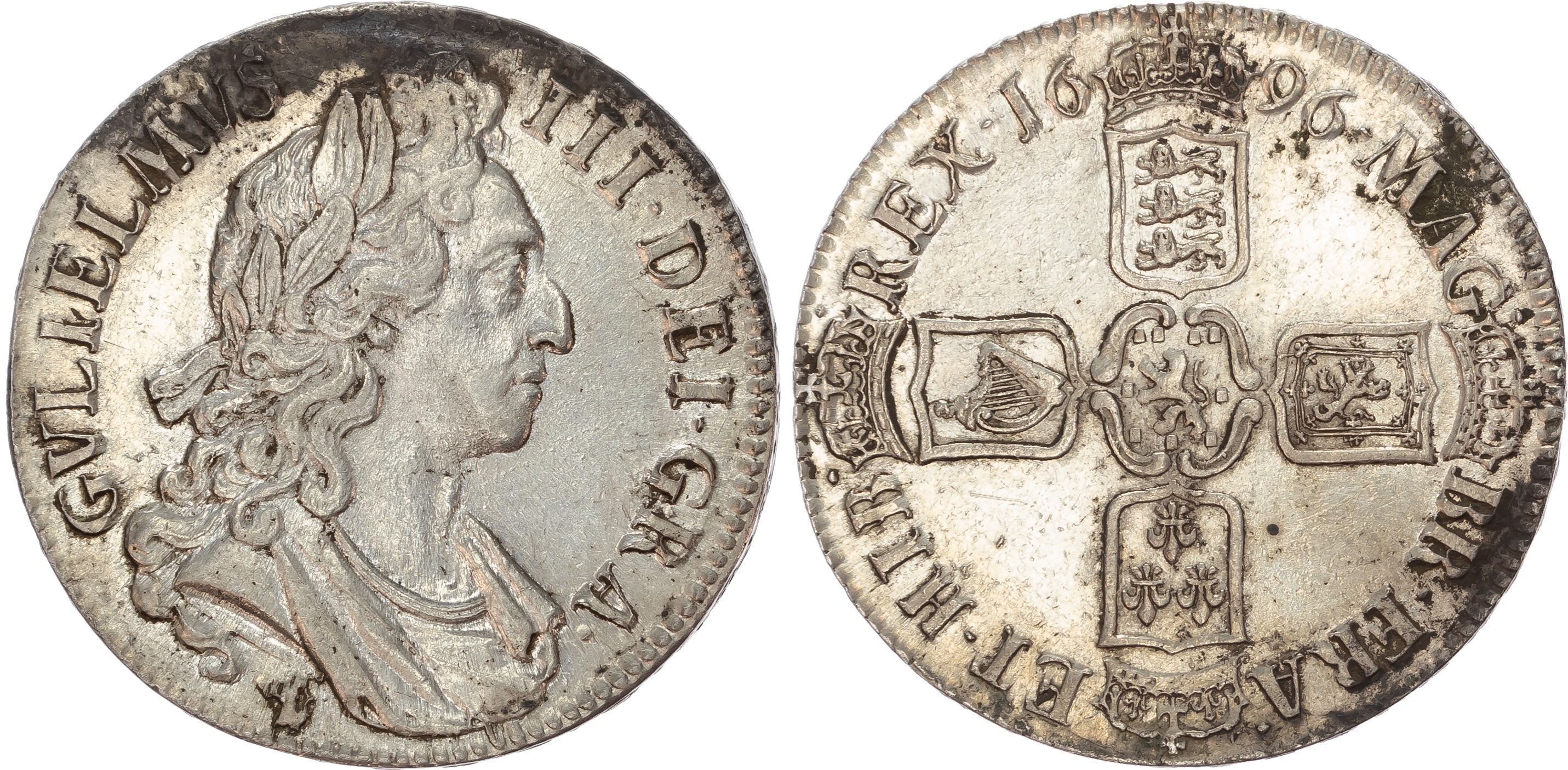 William III (1694-1702), Crown, 1696 OCTAVO