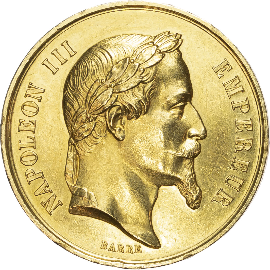 France. Napoleon III AV Agricultural Prize Award. 1860-1870. 
