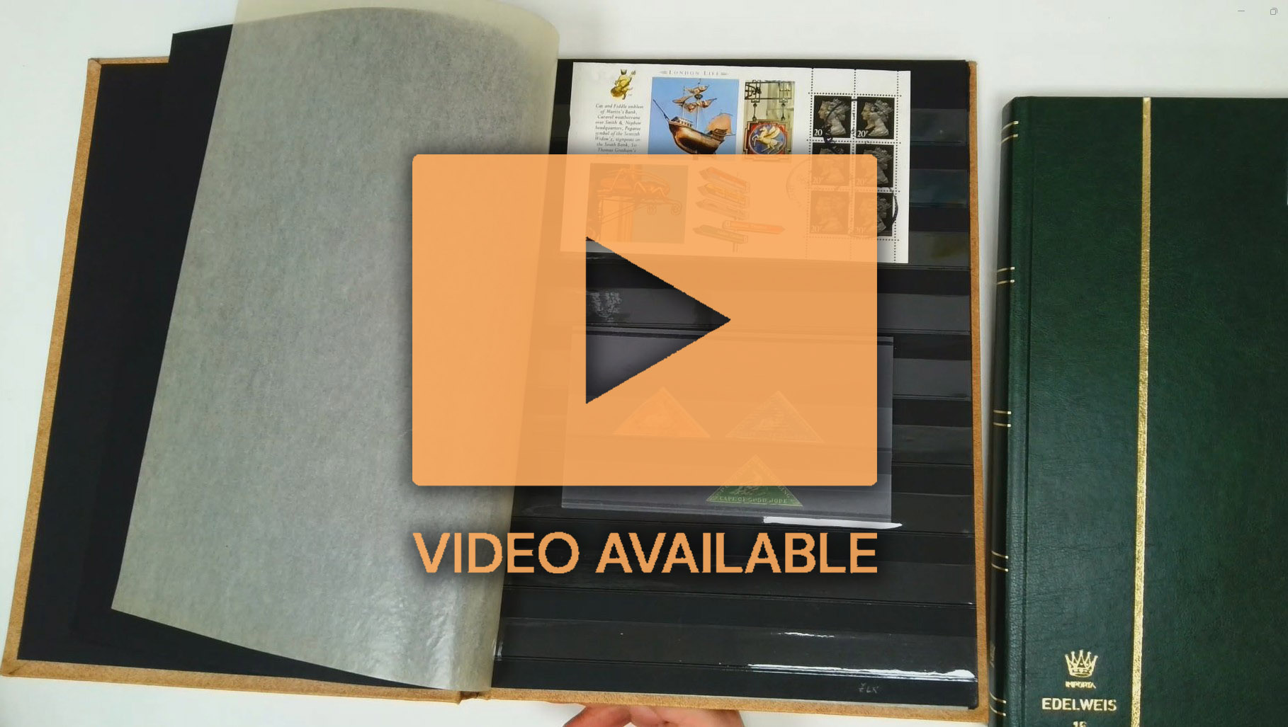 GB QV-QEII collection housed in two stockbooks (+ Cape triangles)