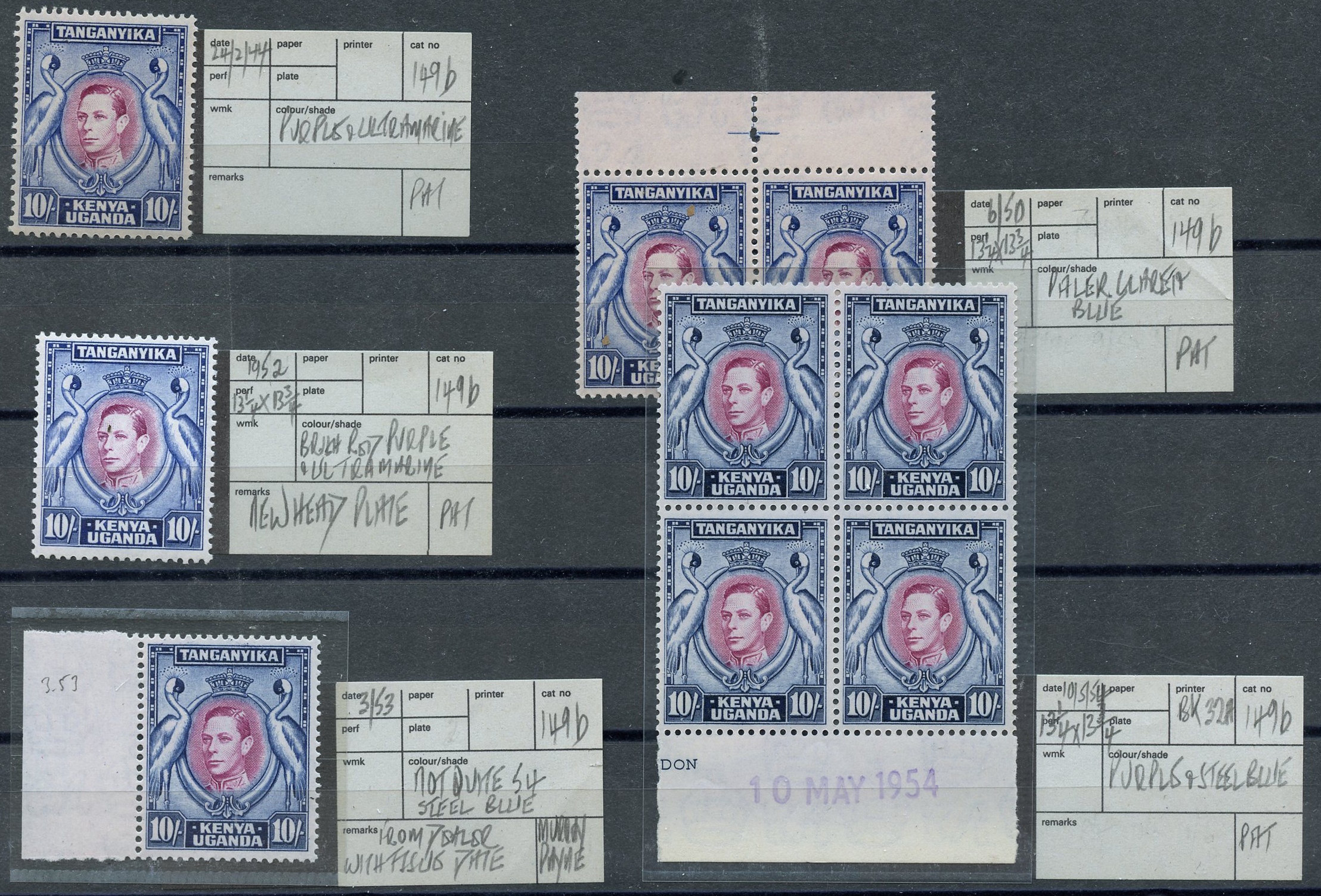 KUT SG 149b printings...