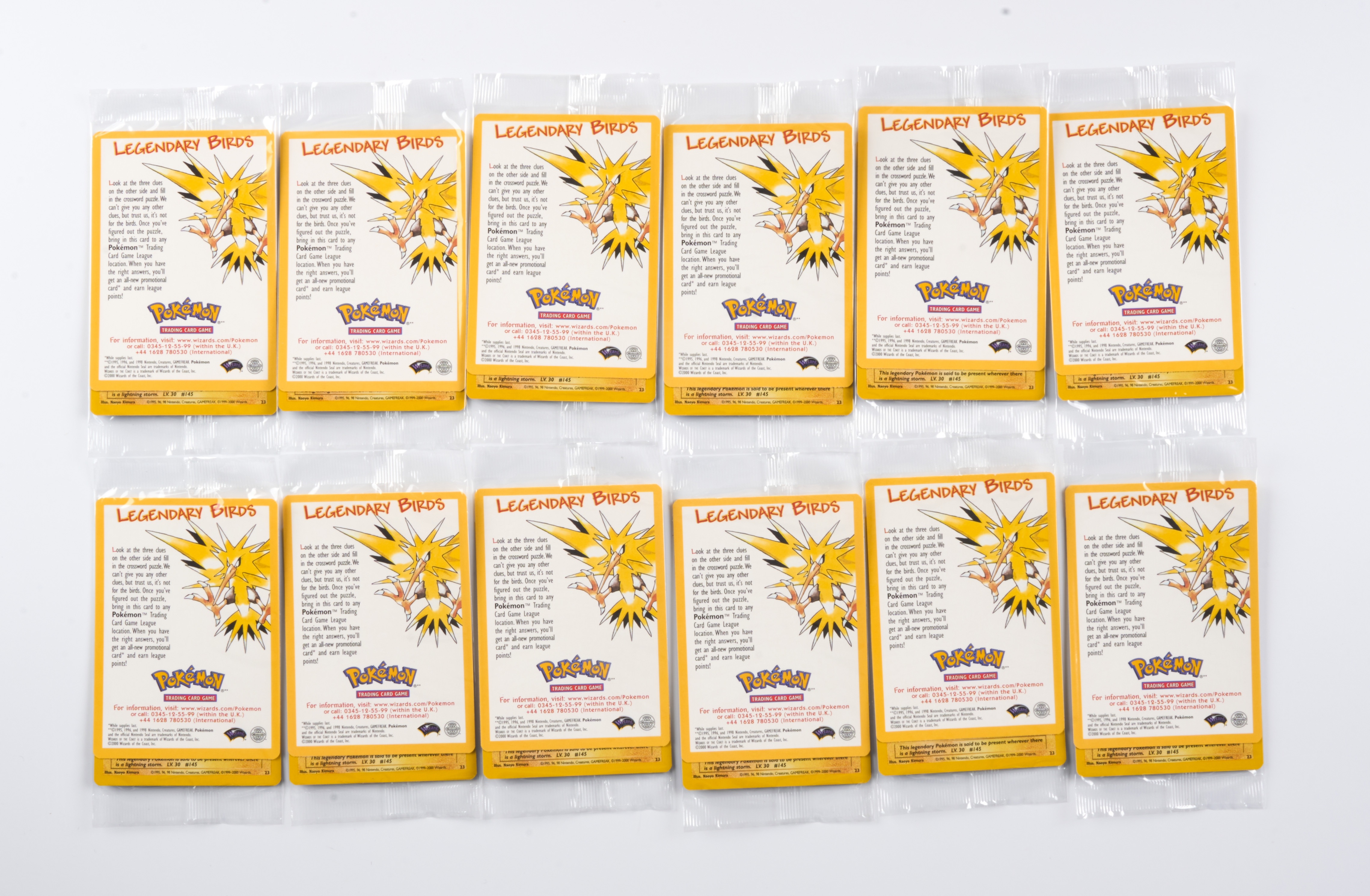 Complete Case of 1200 Sealed Legendary Birds Promos (Artist Corrected Ver.)