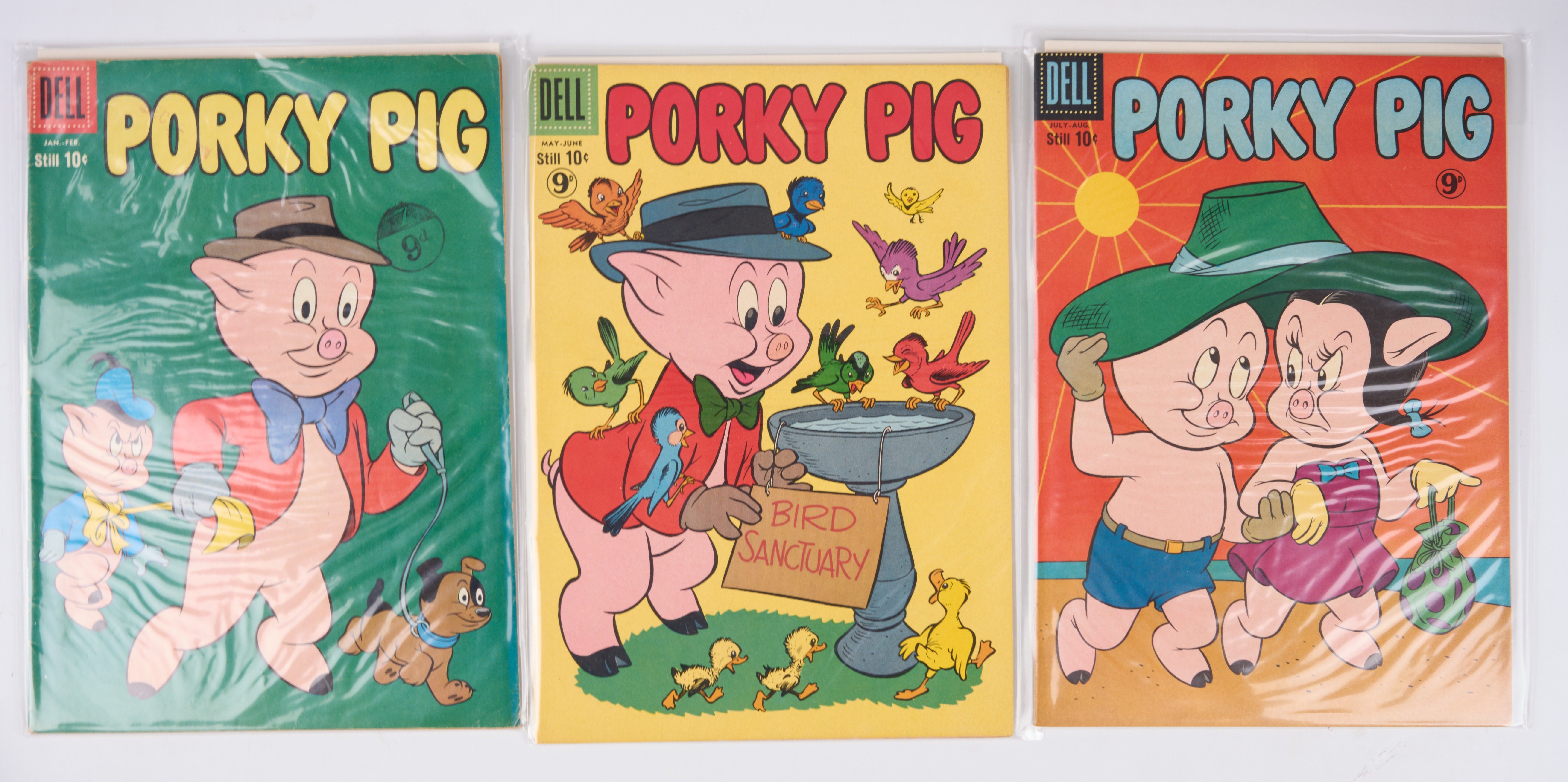 Porky Pigs Silver Age comics (Dell/Gold Key, 1960-1968) Bundle of 20