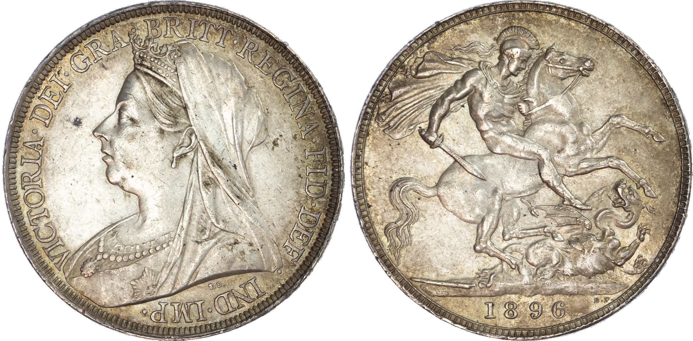 Victoria (1837‑1901), Crown, 1896, LX.