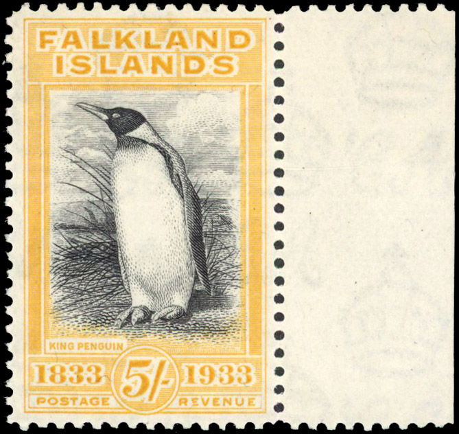 Falklands Islands 1933 5s mint 