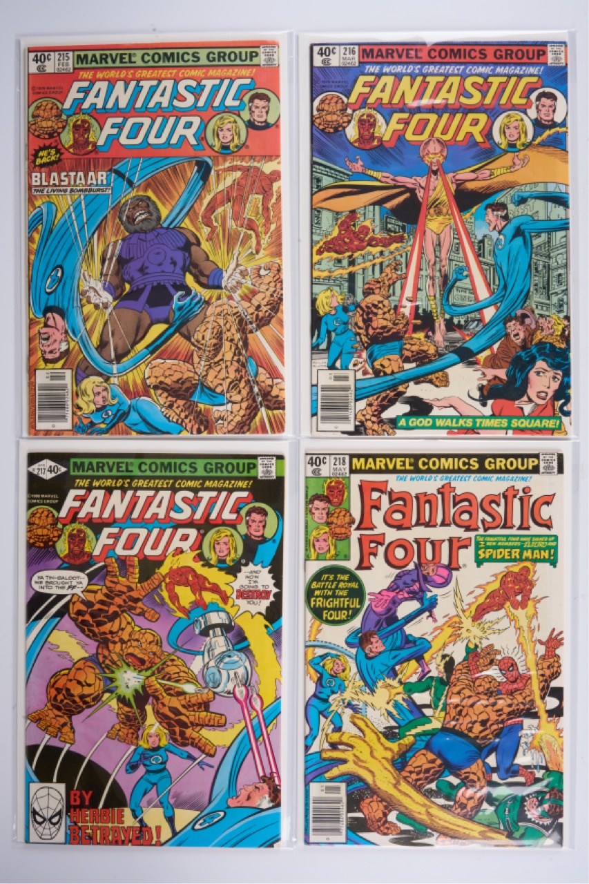 Fantastic Four Volume 1 Incomplete #215-#344 (Marvel Comics, 1980-1990) Bundle of 116 Issues