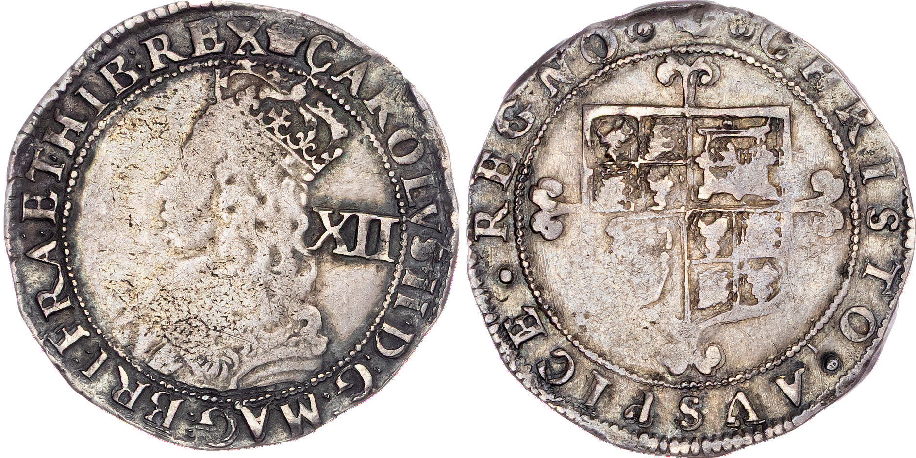 Charles II (1660-85), AR Shilling, Tower mint, Third hammered issue, mm: Crown – 1660-62.
