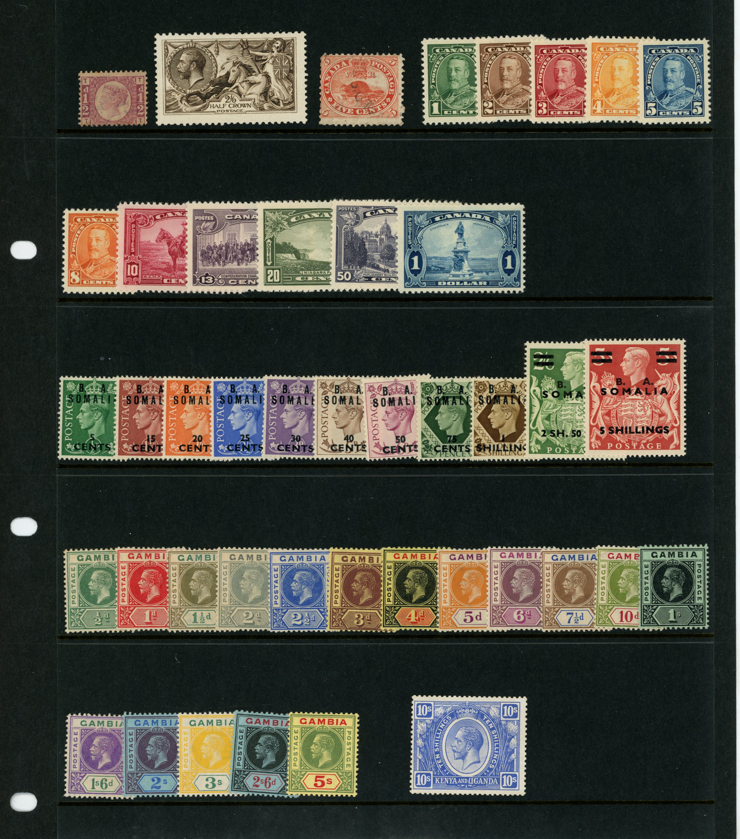 1870-1950 mint and used collection arranged...