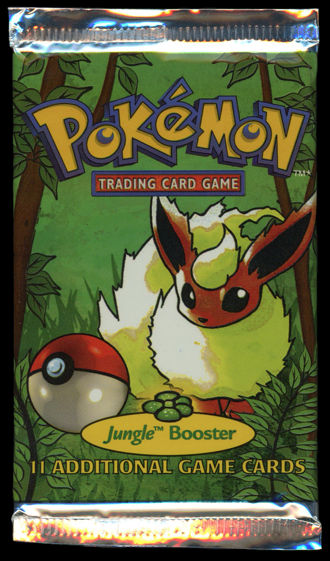 Pokémon TCG - Jungle Sealed Booster Pack - Unlimited Flareon Artwork