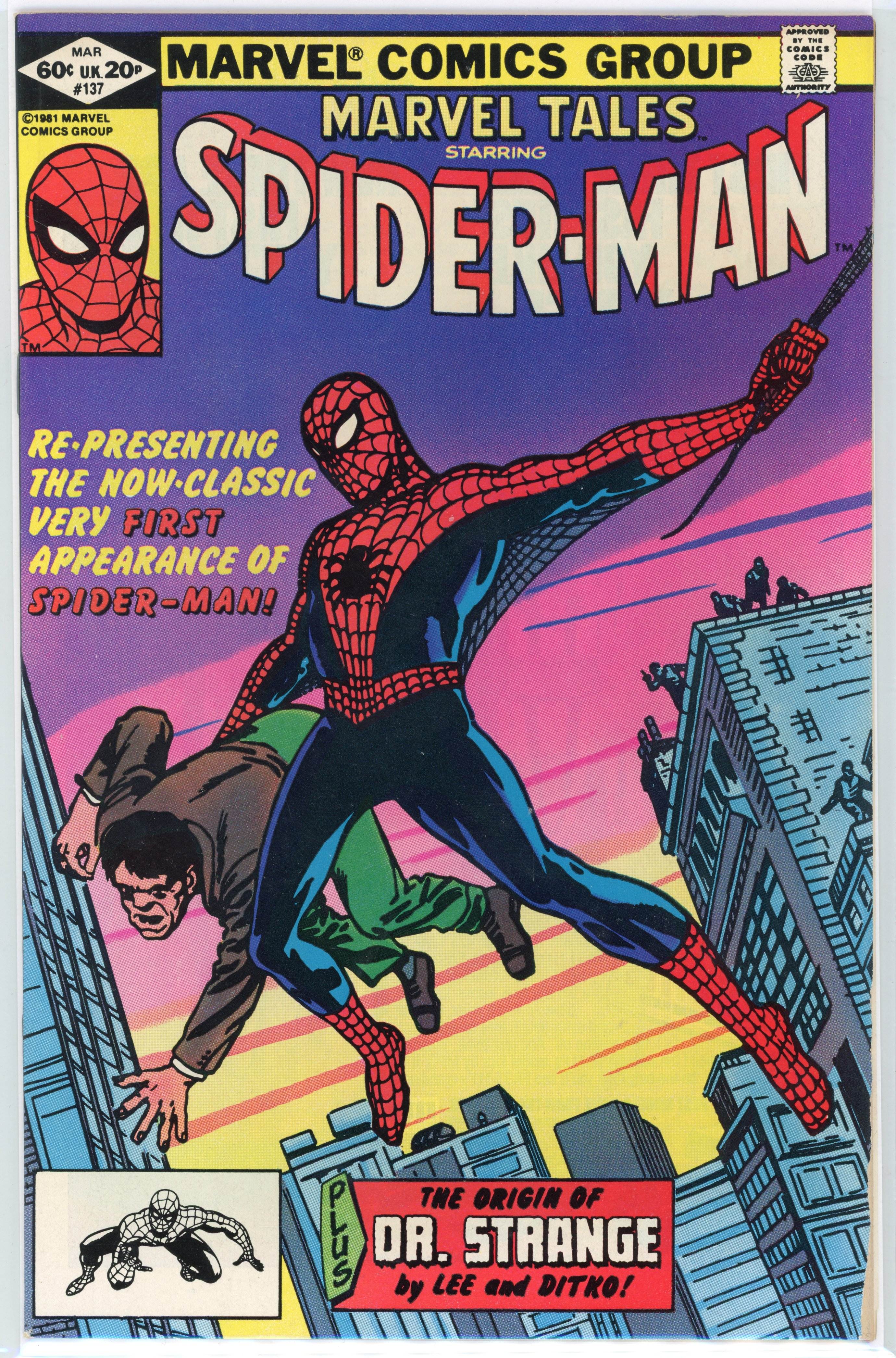 Marvel Tales #137 (Marvel Comics, 1982) Reprints Amazing Fantasy #15