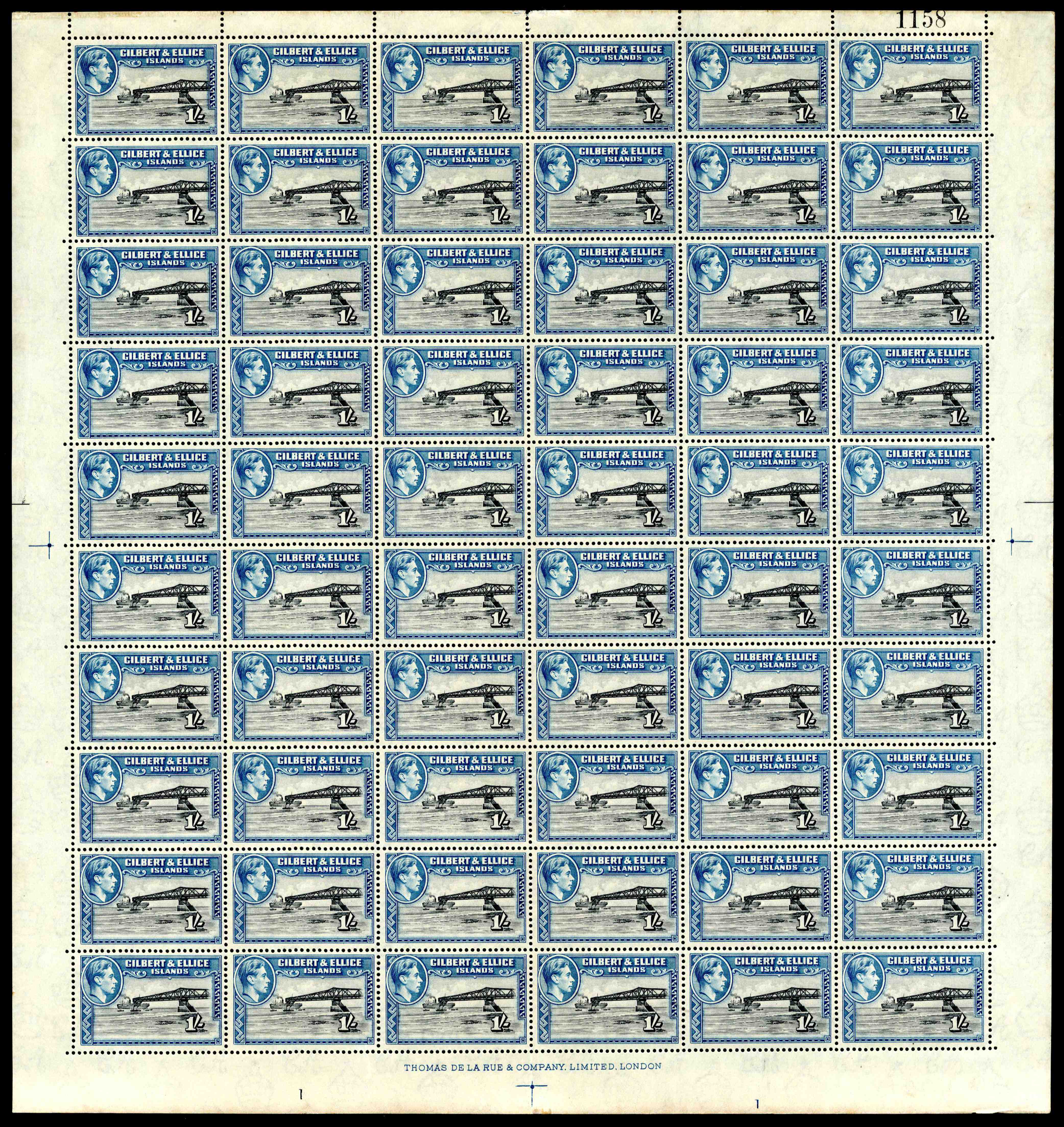 GEI SG 51 sheet mint