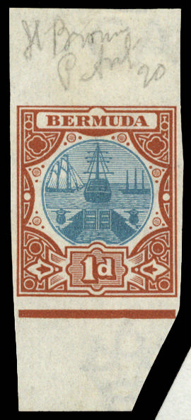 BERMUDA 1902 SG32 Proof