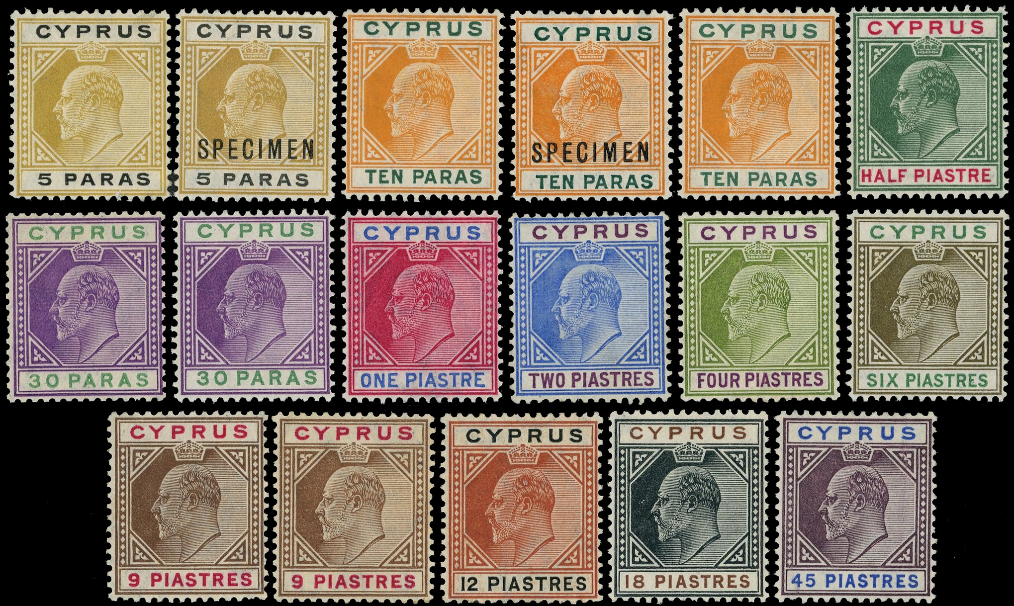 Cyprus SG 60-71 mint