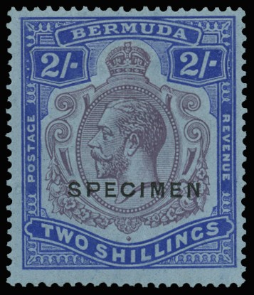 1924-32 2s purple and bright blue/pale blue, Script...