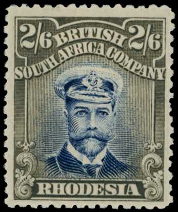 1913-7 2/6d Head Die II, perf 1. Mint...