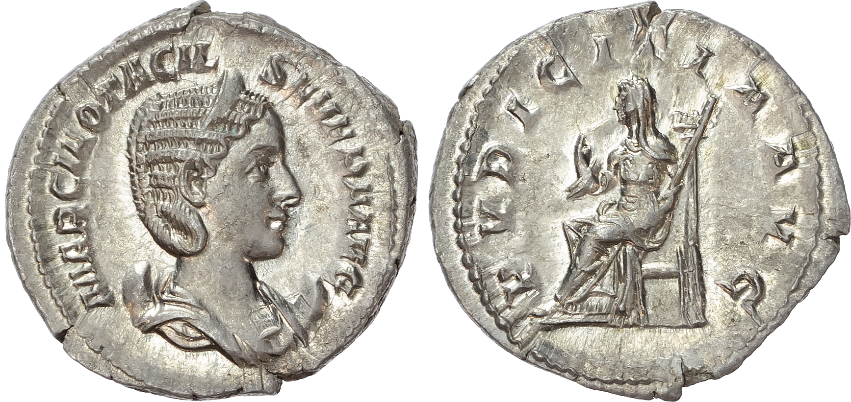 Otacilia Severa (wife of Philip I) AR Antoninianus, Rome, AD 244-246, 4.00g. 