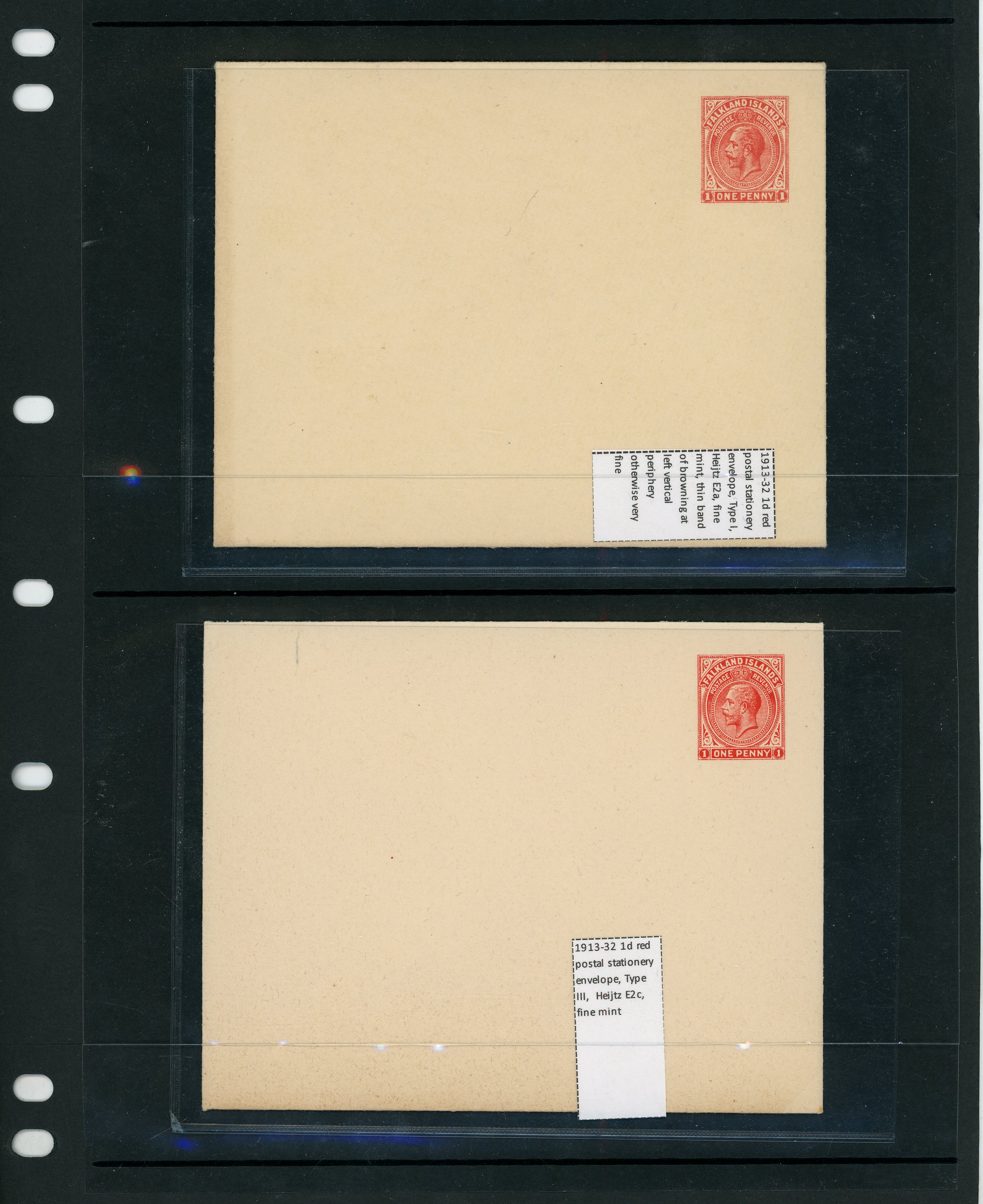 FALKAND IS 1913-1960 stationery selection  