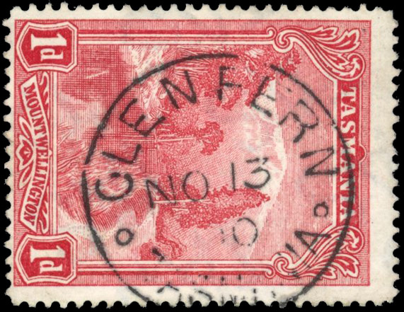 Tasmania postmarks Glen Fern