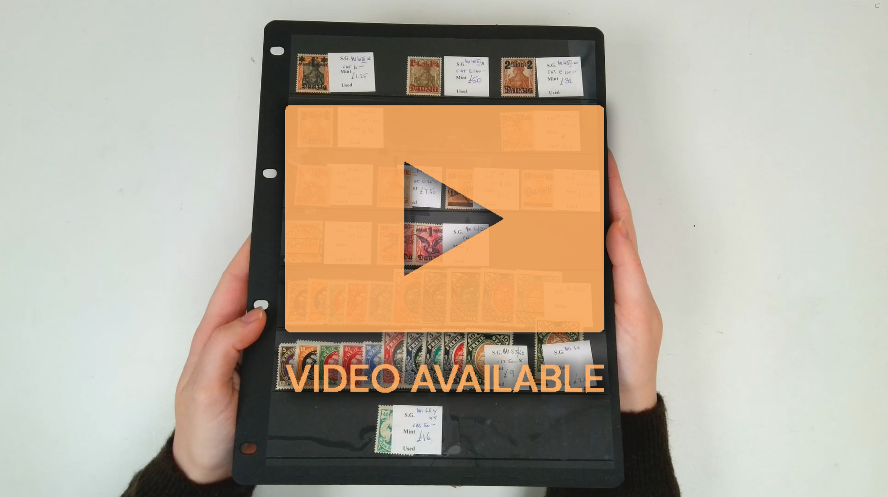 Danzig unused and used accumulation