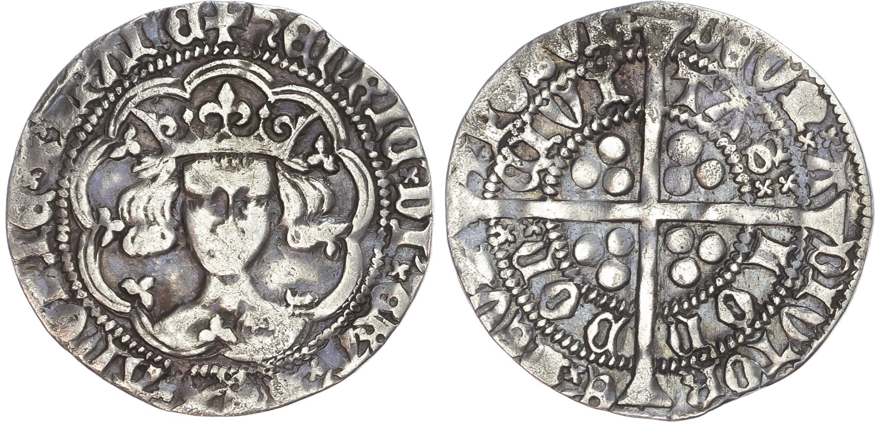 Henry V (1413-1422), Groat, London mint, mm. cross pattée.