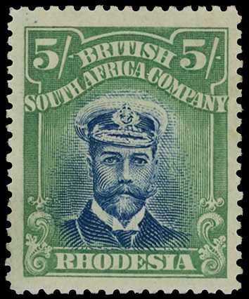 1913-7 5/- Head Die I, perf 15. Well...