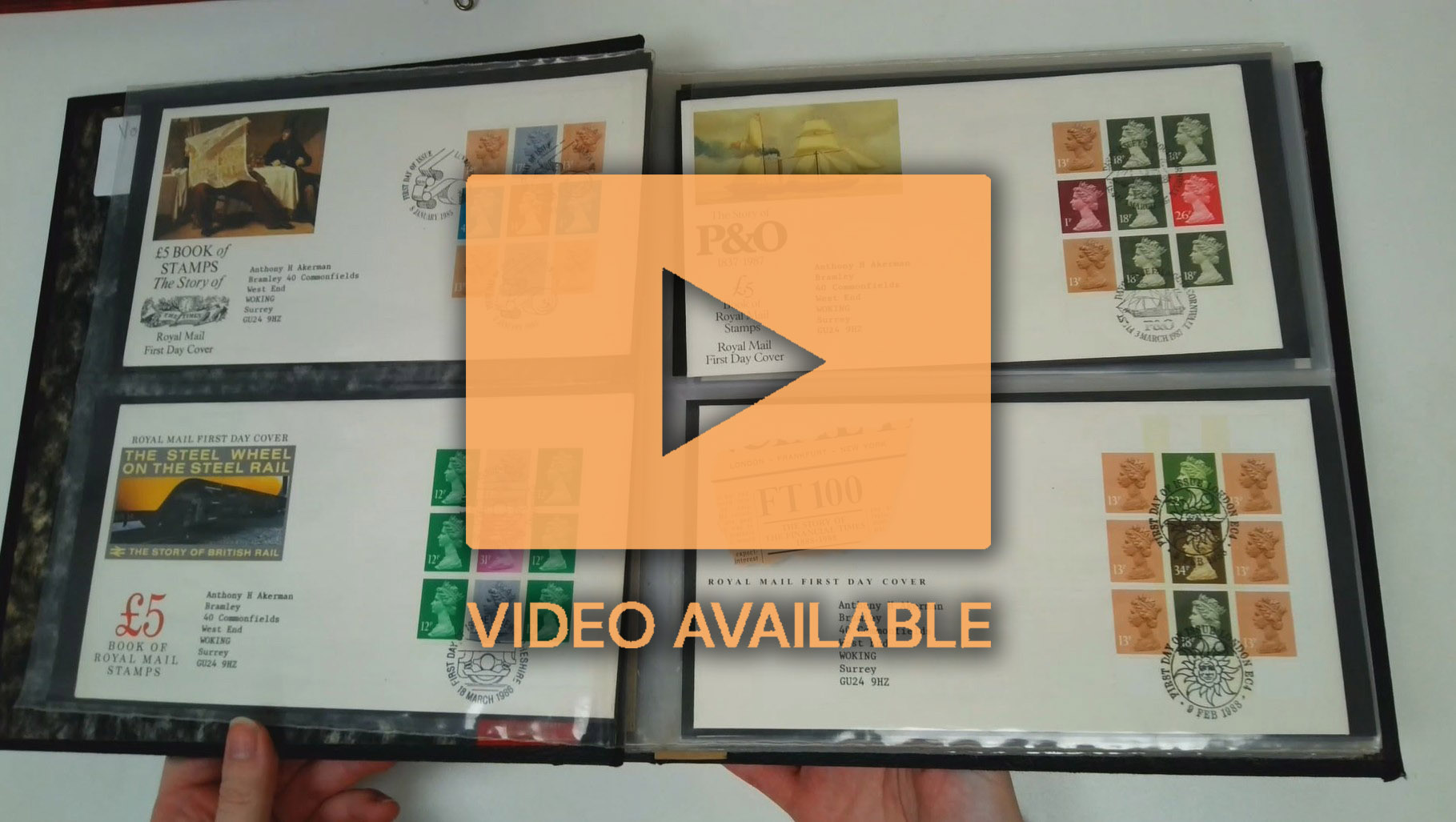 GB QEII range of first day covers in twenty-six albums