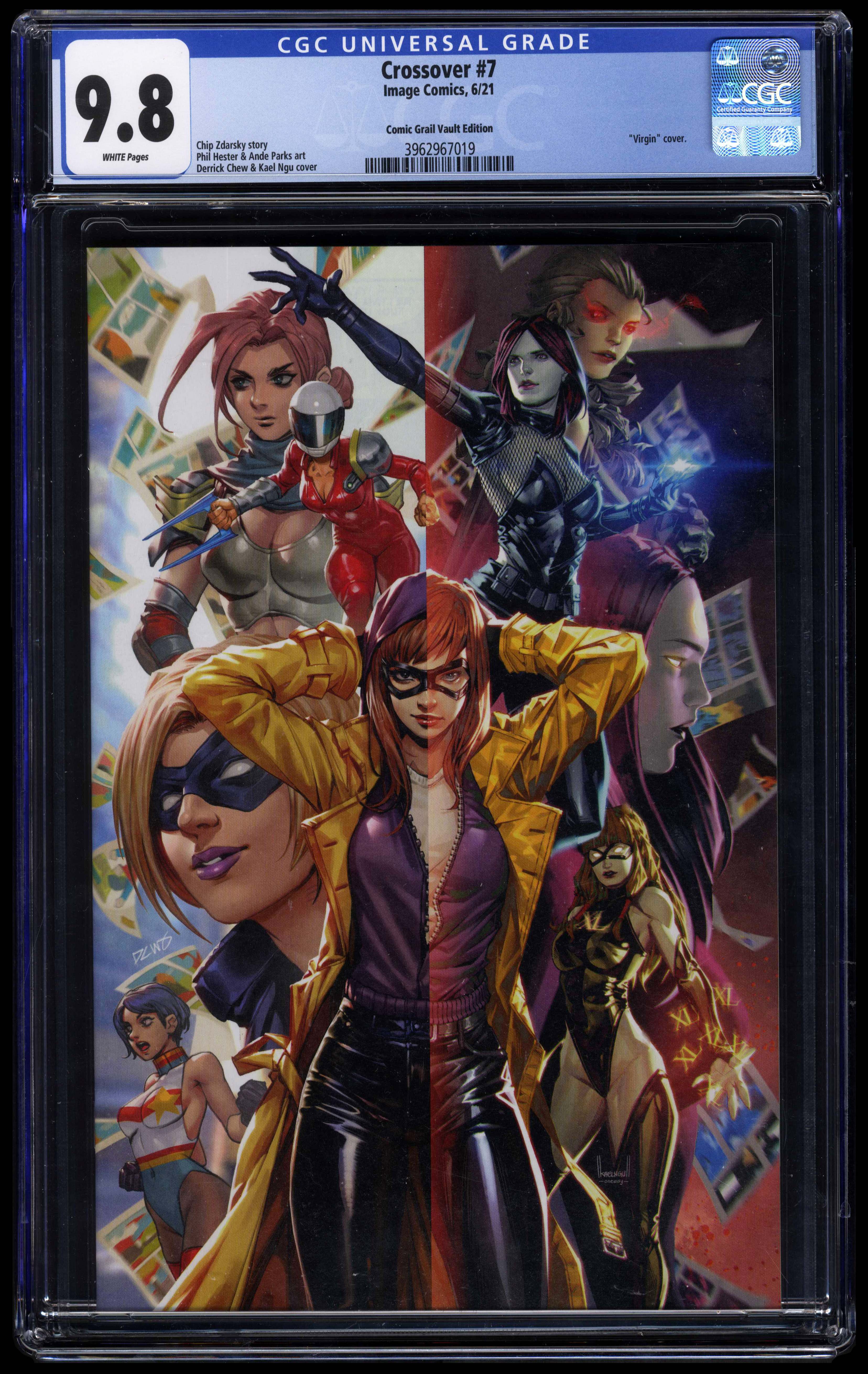 Crossover #7 (Image Comics 2021) CGC 9.8 Comic Grail Vault Edition