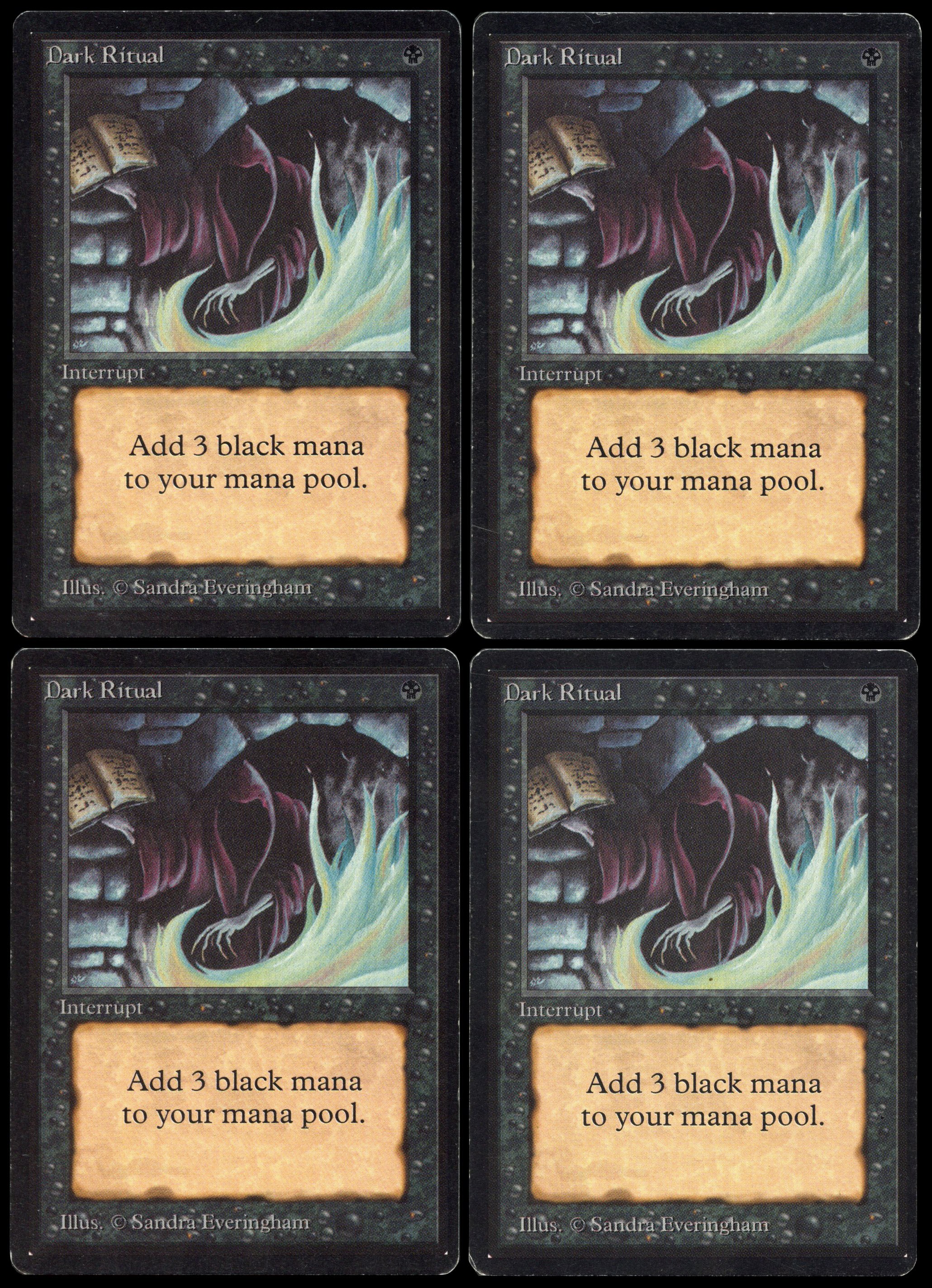 Beta Dark Ritual Playset - (EX/EX+)