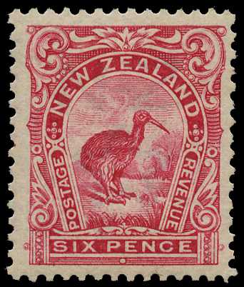 1908 6d pink in reduced format, comb perf 14...