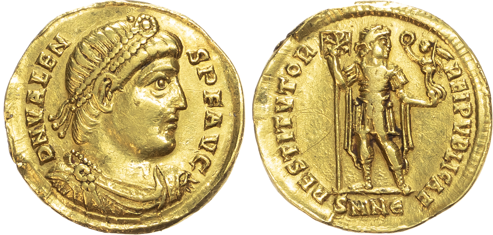 Valens (AD 364-378), AV Solidus, Nicomedia, AD 364-367, 4.33g. 