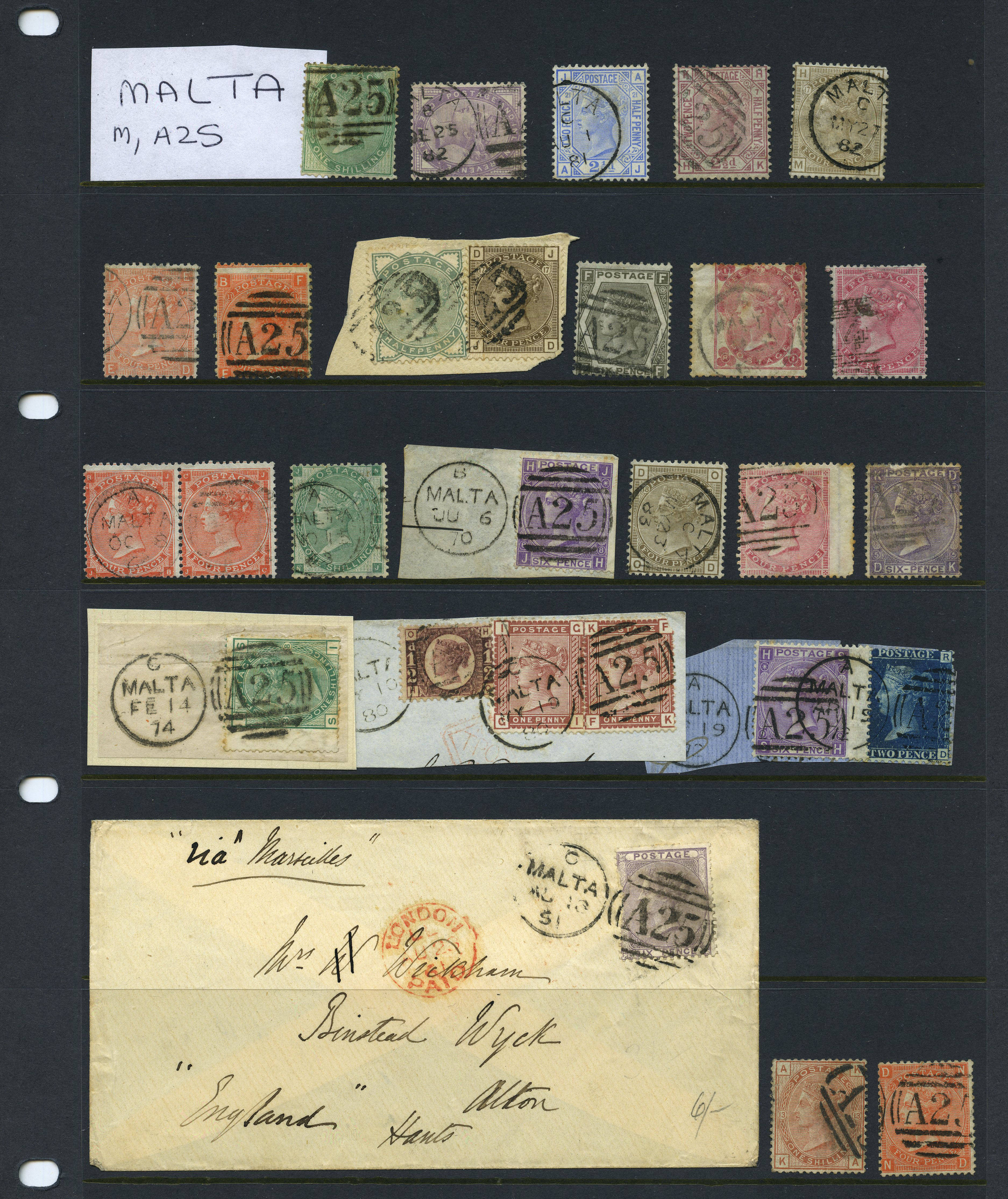 GREAT BRITAIN USED IN: QV selection arranged...