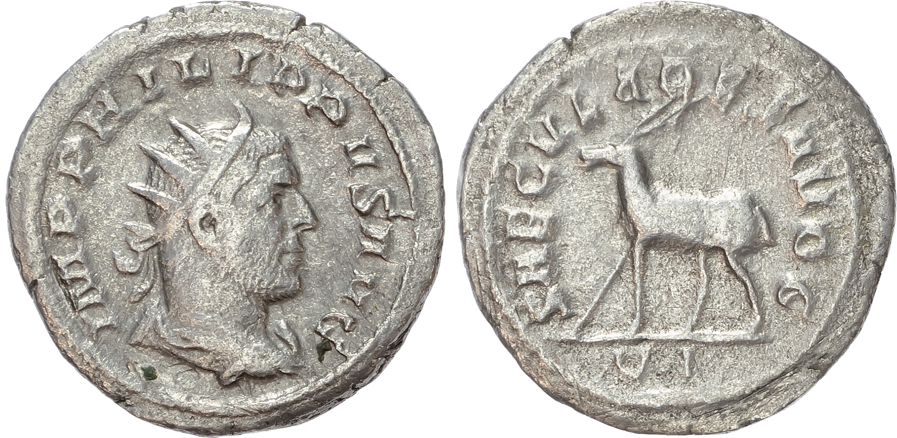 Philip I (AD 244-249) AR Antoninianus, Rome, AD 248, 4.43g.