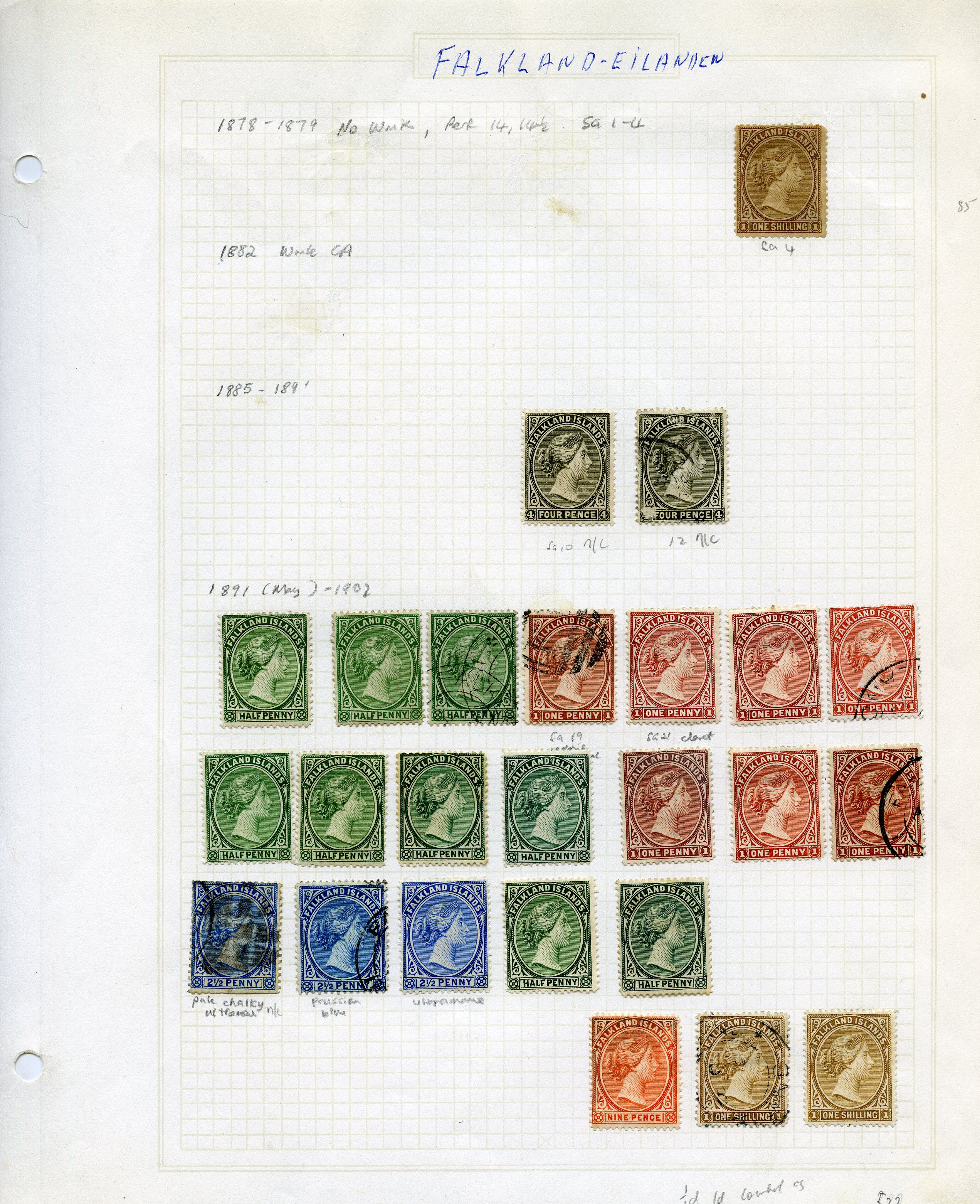 1878-1980s QV to QEII mint and used range...