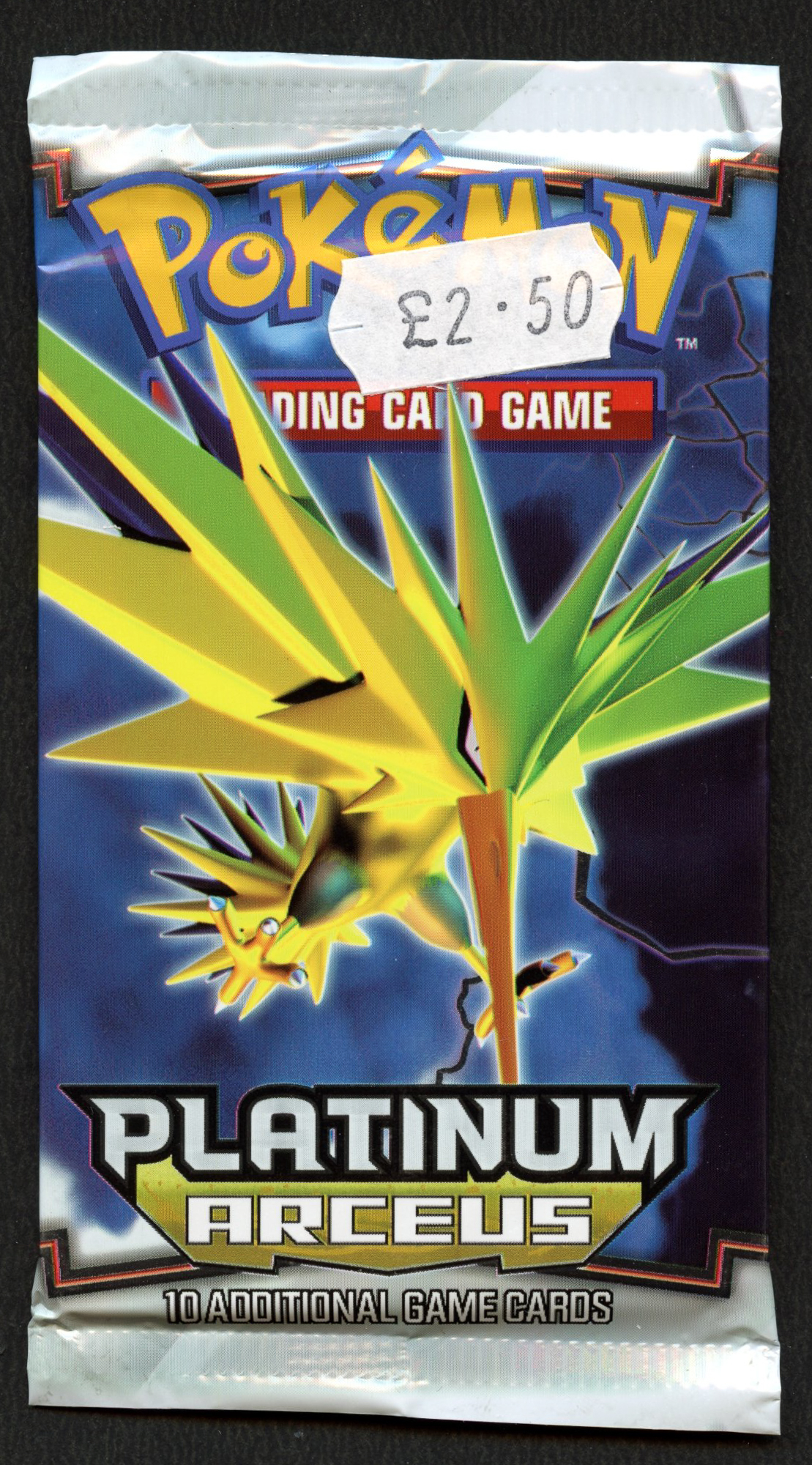 Pokémon Platinum Arceus Sealed Booster Pack - Zapdos