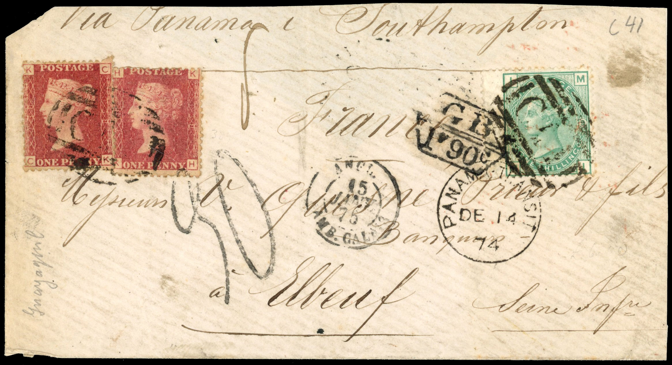 GB Used Abroad; Ecuador cover with SG Z3, Z28