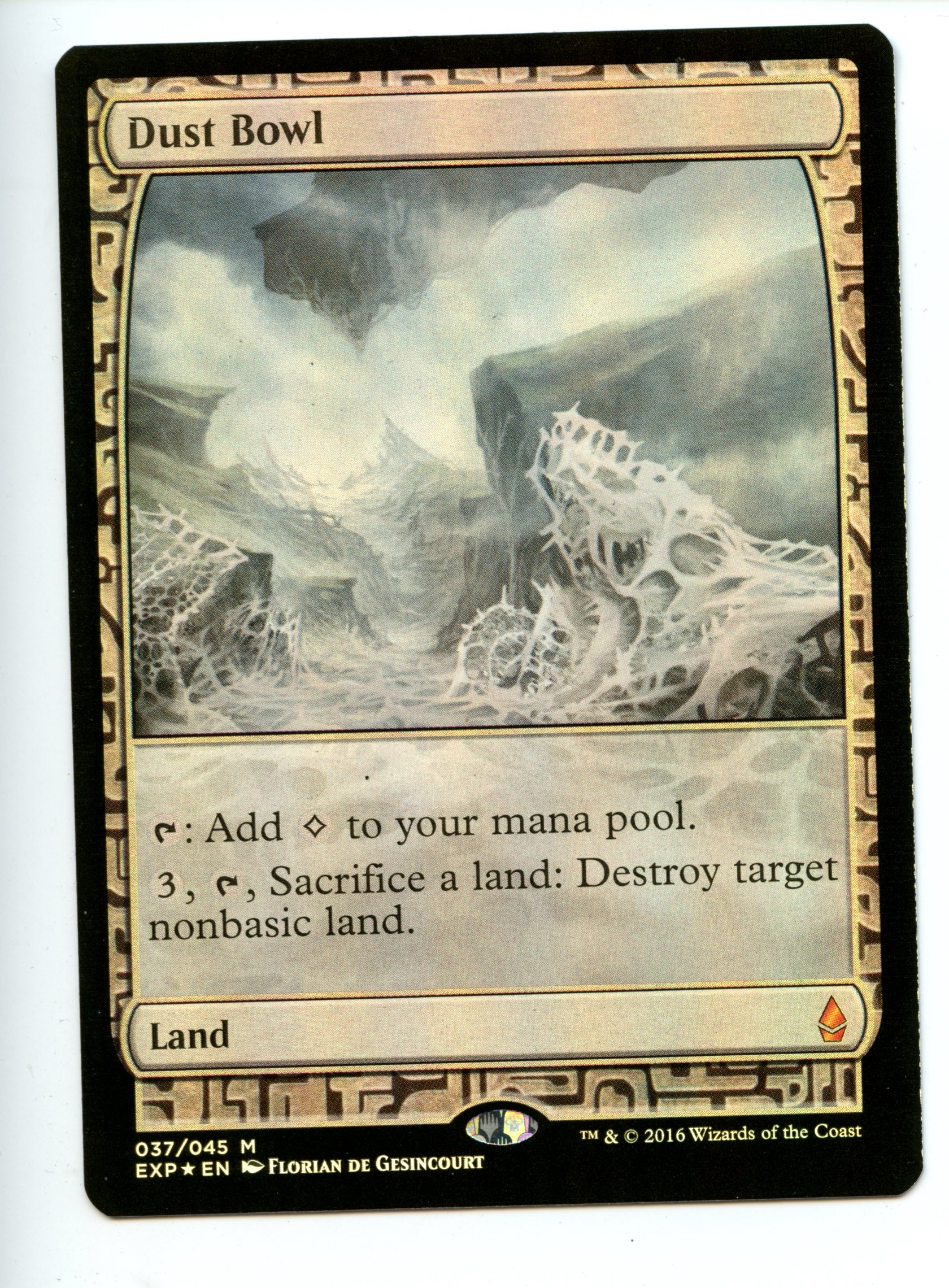 Magic the Gathering - Dust Bowl   - Zendikar Expeditions  - Moderatly Played 
