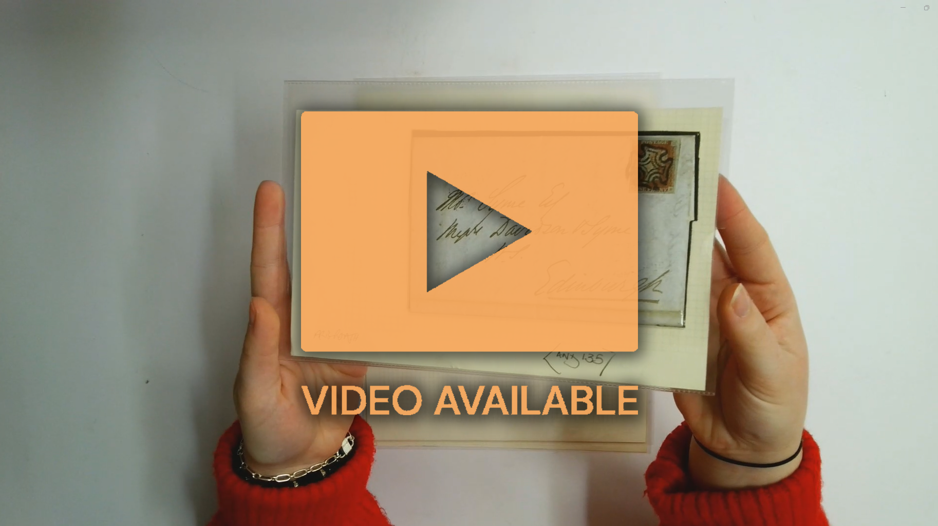 GB 1842-43 three covers from Arbroath with distinctive MC