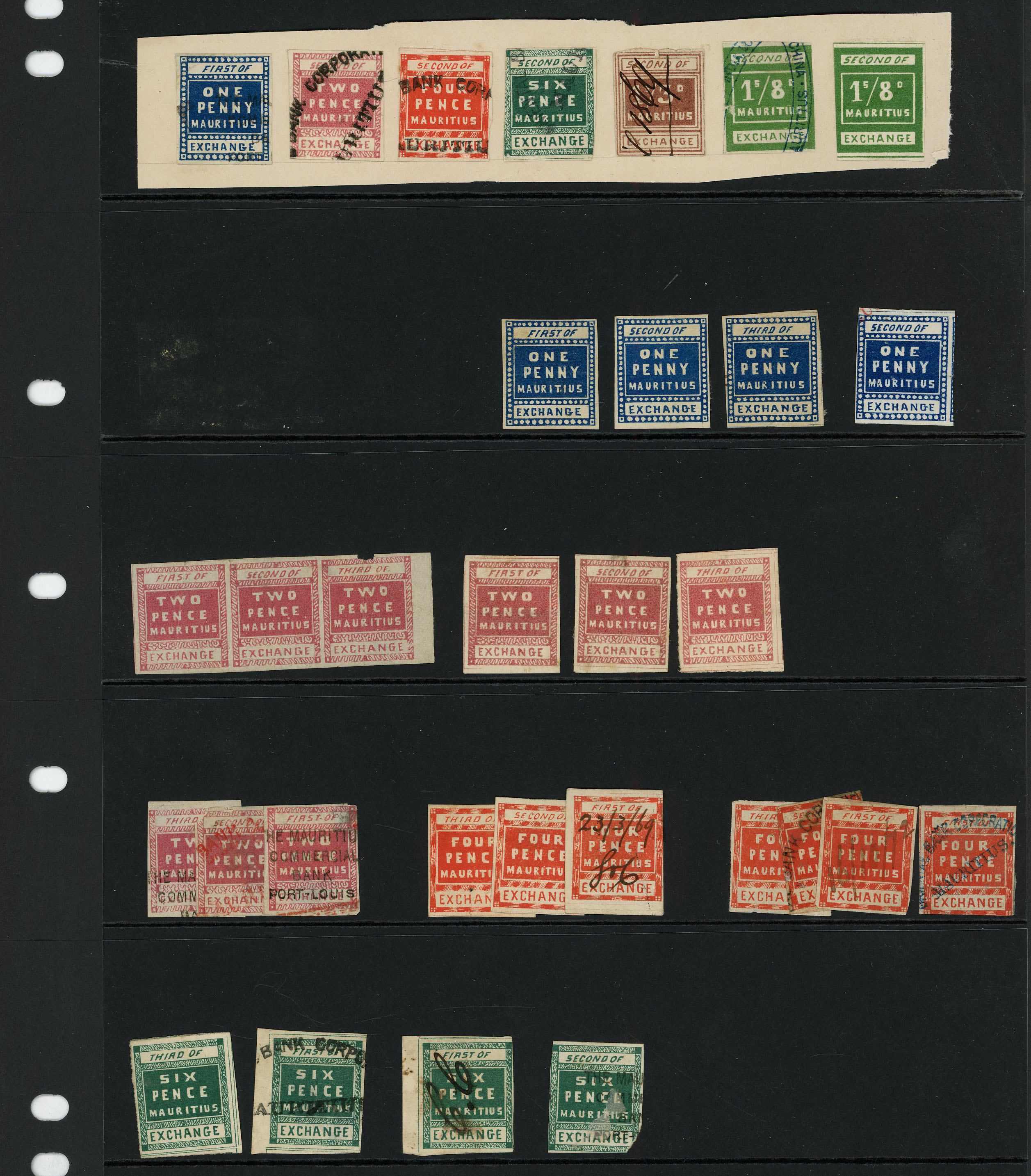 (and SEYCHELLES) QV collection on stock sheets and...
