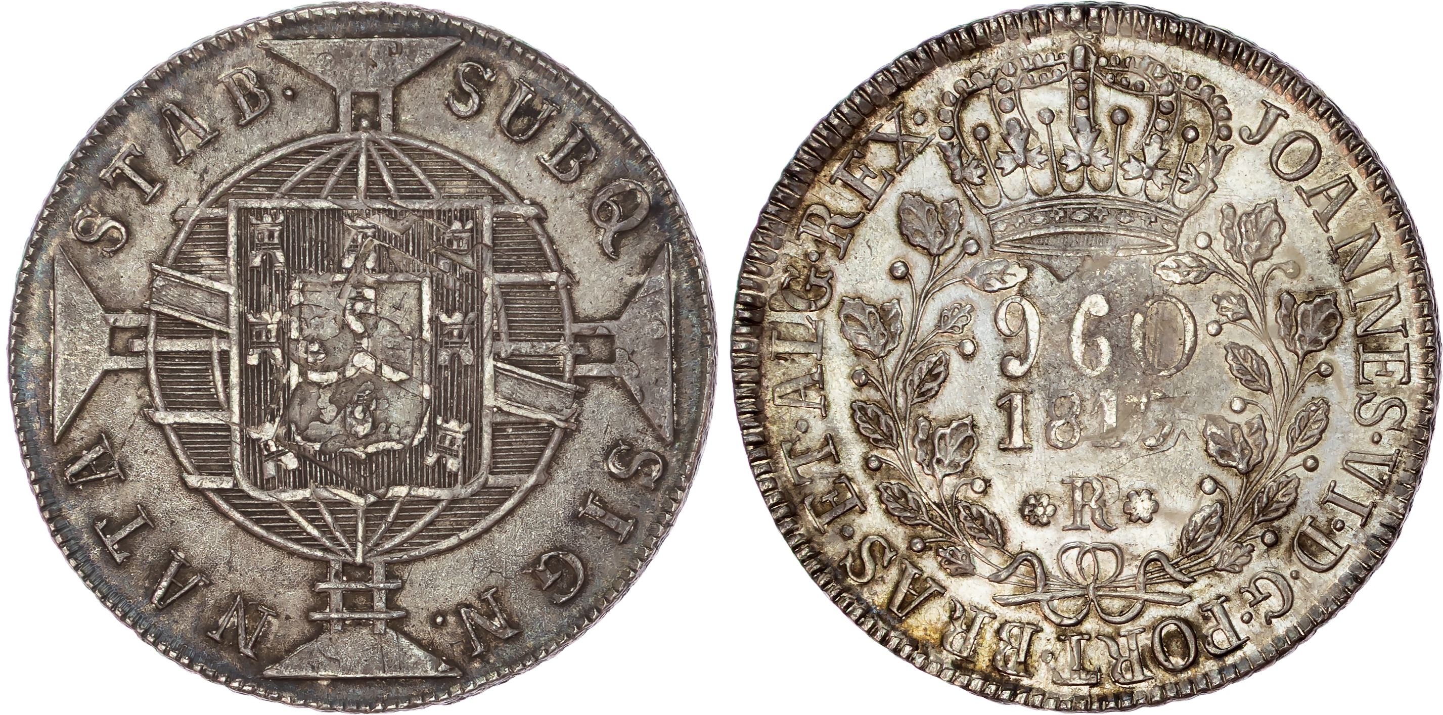 Brazil, João VI (1818-1822), silver 960 Réis, 1819 R