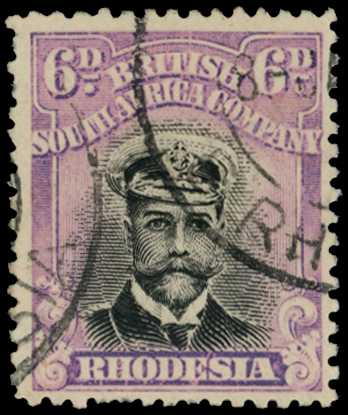 1913-7 6d Head Die II, perf 14. Used...