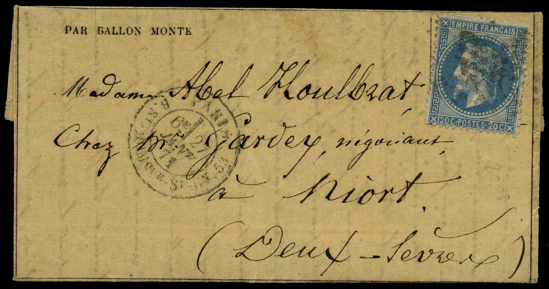 Sixty-seventh and Last Balloon of the Siege:...