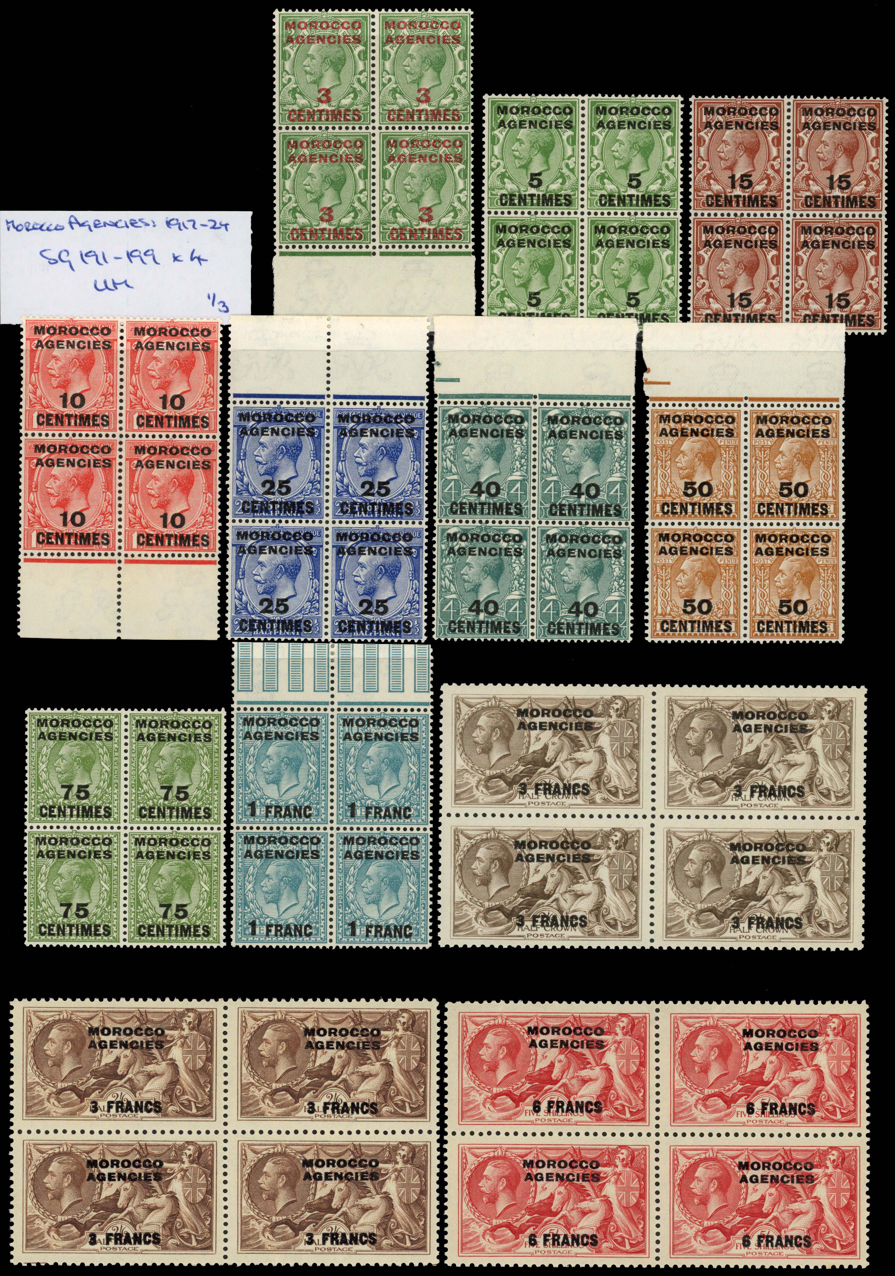 Morocco Agencies French currency range