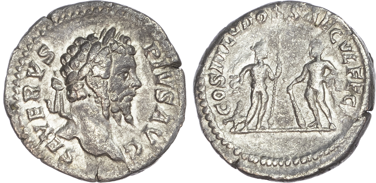 Septimius Severus (AD 193-211) AR Denarius, Rome, Secular Games issue, AD 204, 2.17g.