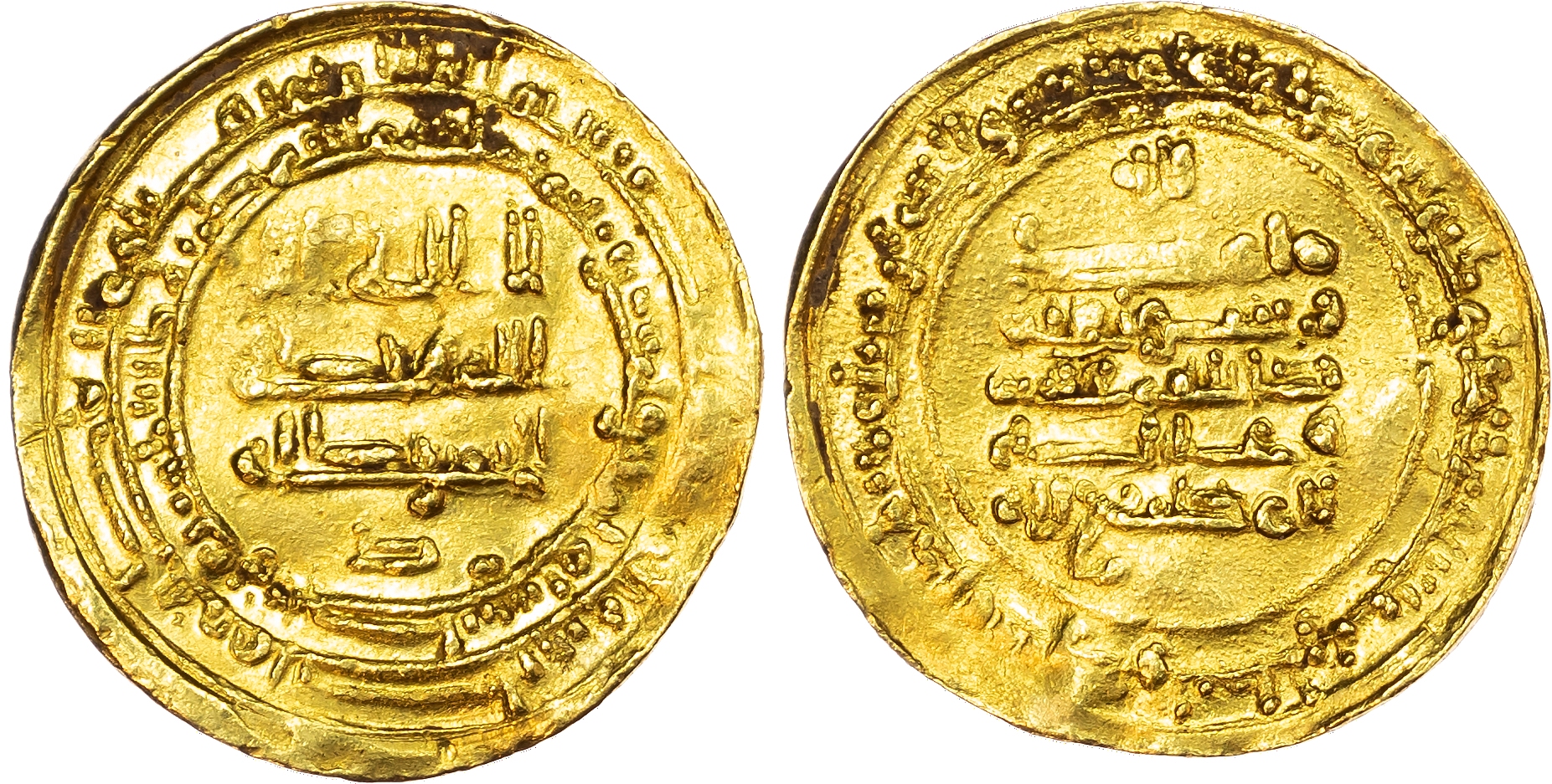 Ikhshidid, Kafur (AH 355‑357 / 966‑968/9 AD), gold Dinar, AH 355 / 966 AD, Filastin